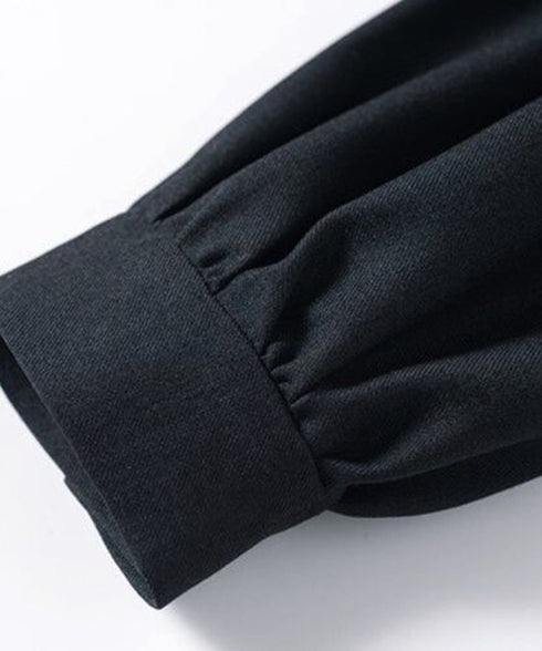 Check Ribbon Panel Dress